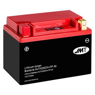 Lithium-Batterie Motorrad  HJTX20CH-LFP 12V 1200g 360A geladen startklar - Neu