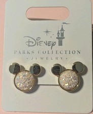 New Disney Parks Iridescent Mickey Head Earrings