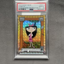 Topps Disney Neon 2026 Isabella Phineas & Ferb 1/1 Foil Fractor PSA 10 Gem Mint