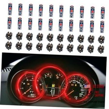 20PCS T5 LED Lights for Car Dashboard, Dashboard Bulbs, T5 37 74 LED Bulb Red