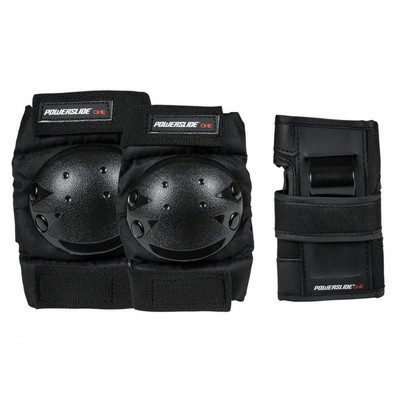 Powerslide Junior Volleyball Pads schwarz Schutz Knieschützer - Neu
