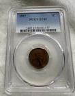 1917  LINCOLN WHEAT CENT - PCGS - XF 45 - INV#8866