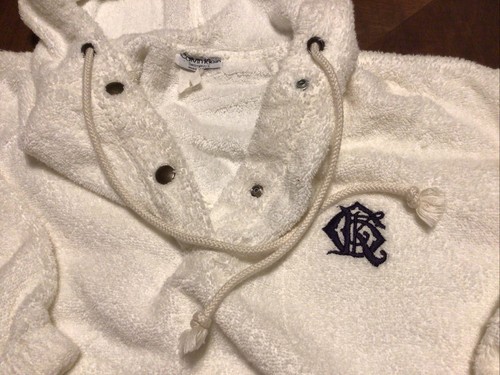 VTG Calvin Klein Terry Cloth Hoodie Jacket Beach Pool Swimwear 1970’s ? - Picture 3 of 10