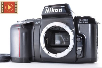 🎦 Nikon F-601 Quartz Date 35mm Film SLR Camera Body From Japan