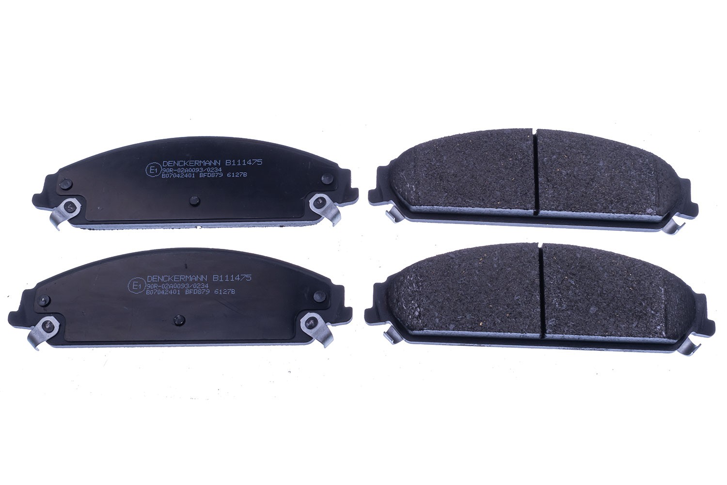 B111475 DENCKERMANN BRAKE PAD SET, DISC BRAKE FRONT AXLE FOR CHRYSLER LANCIA