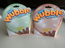 WUBBLE BUBBLE BALL TINY GLO LOT OF 2 Green  Red NIB