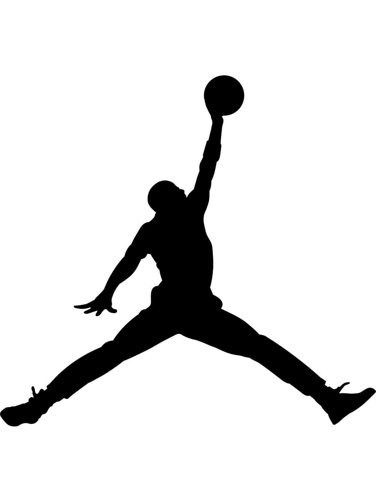 Michael Jordan Stencil Template Reusable  Wall Art, DIY Crafts, Fabric Painting
