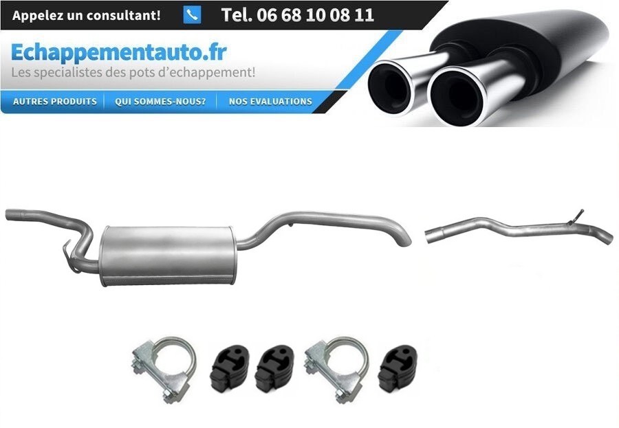 Échappement Ford C-Max II bruyant solution kit silencieux arrière EcoBoost
