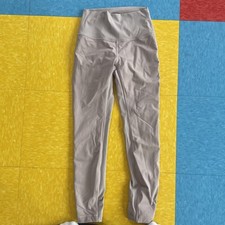 lululemon Sz 4 Leggings Gray/Lavender