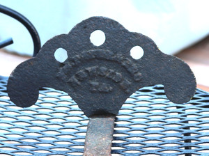 Antique Victorian Metal Snowbird Ice Snow Stop FN Peter & Bro. Newside PA