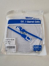 Veetop 10m Flat Cat7 Ethernet Cable High Speed 10GbpsRJ45 Network Ethernet Cable
