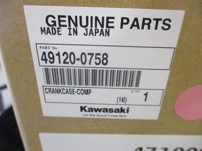 Genuine Kawasaki FE350D Crankcase 49120-0758 49120-2250 4912-2322