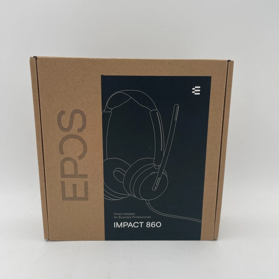 EPOS IMPACT 860 - kabelgebundenes Headset - 1001176 - schwarz - NEU OPEN BOX