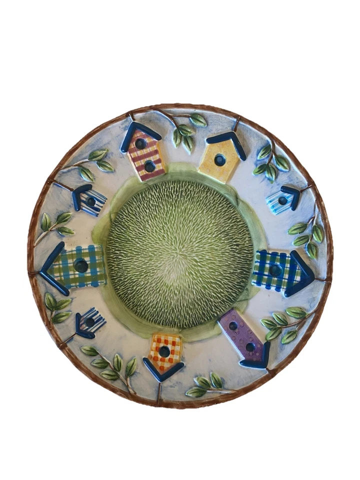 Yankee Candle Michael Sparks Sombra y Plato Bandeja Colgante Pájaros Casas Casa de Campo Foto 2 de 4