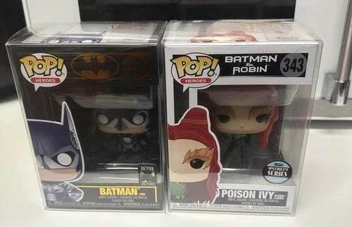 Batman & Robin Movie Funko Pops Lot Of 3  Dc Poison Ivy 343 Mr. Freeze 342