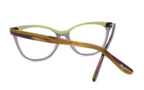 Maui Jim MJO 2111-56A Anteojos Mate Púrpura Verde Amarillo Cuerno 52 mm - Imagen 3 de 8