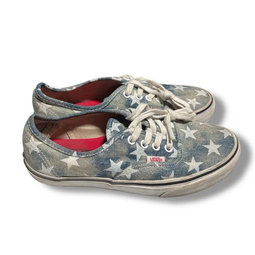 Sneakers basse Vans unisex sbiadite denim stelle taglia M6 L7 5
