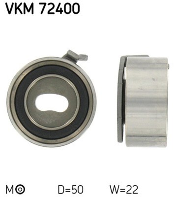 SKF Spannrolle Zahnriemen VKM 72400 für NISSAN MICRA K10 50mm 1