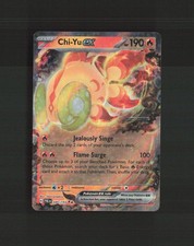 Carta Pokemon Holo Chi-Yu ex 040/193 Paldea Evoluta Ultra Rara NM