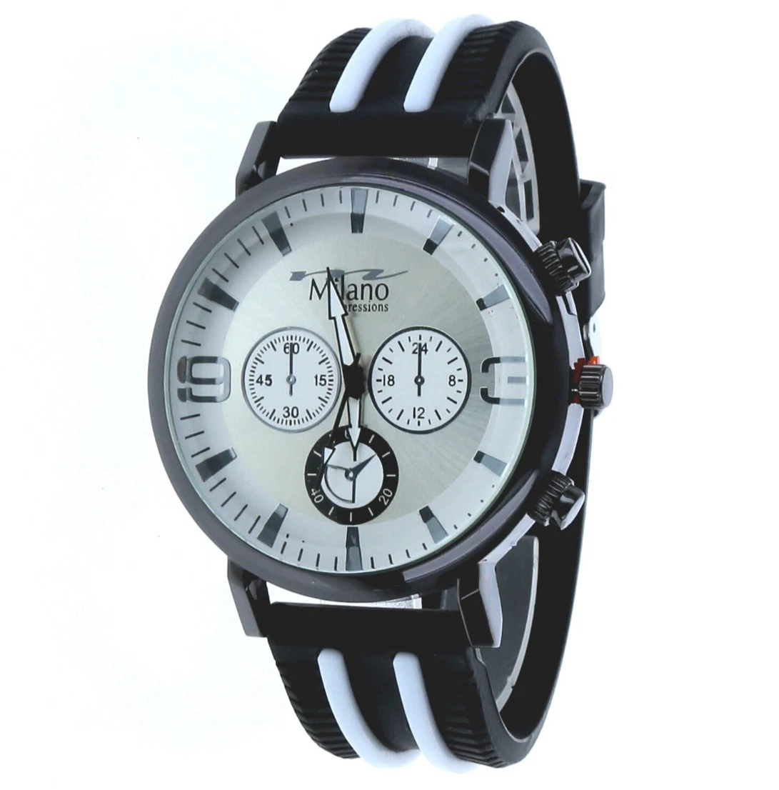Wristwatch Analogico Uomo Jacques Lemans Liverpool 1-2091E - 43 Mm, 20 ATM, Data E Mese, Nero - 5