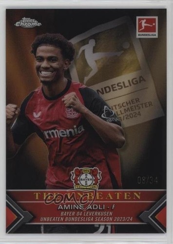 Carte Topps Bundesliga 2024 - N°69 Amine Adli - État Neuf (Near Mint)