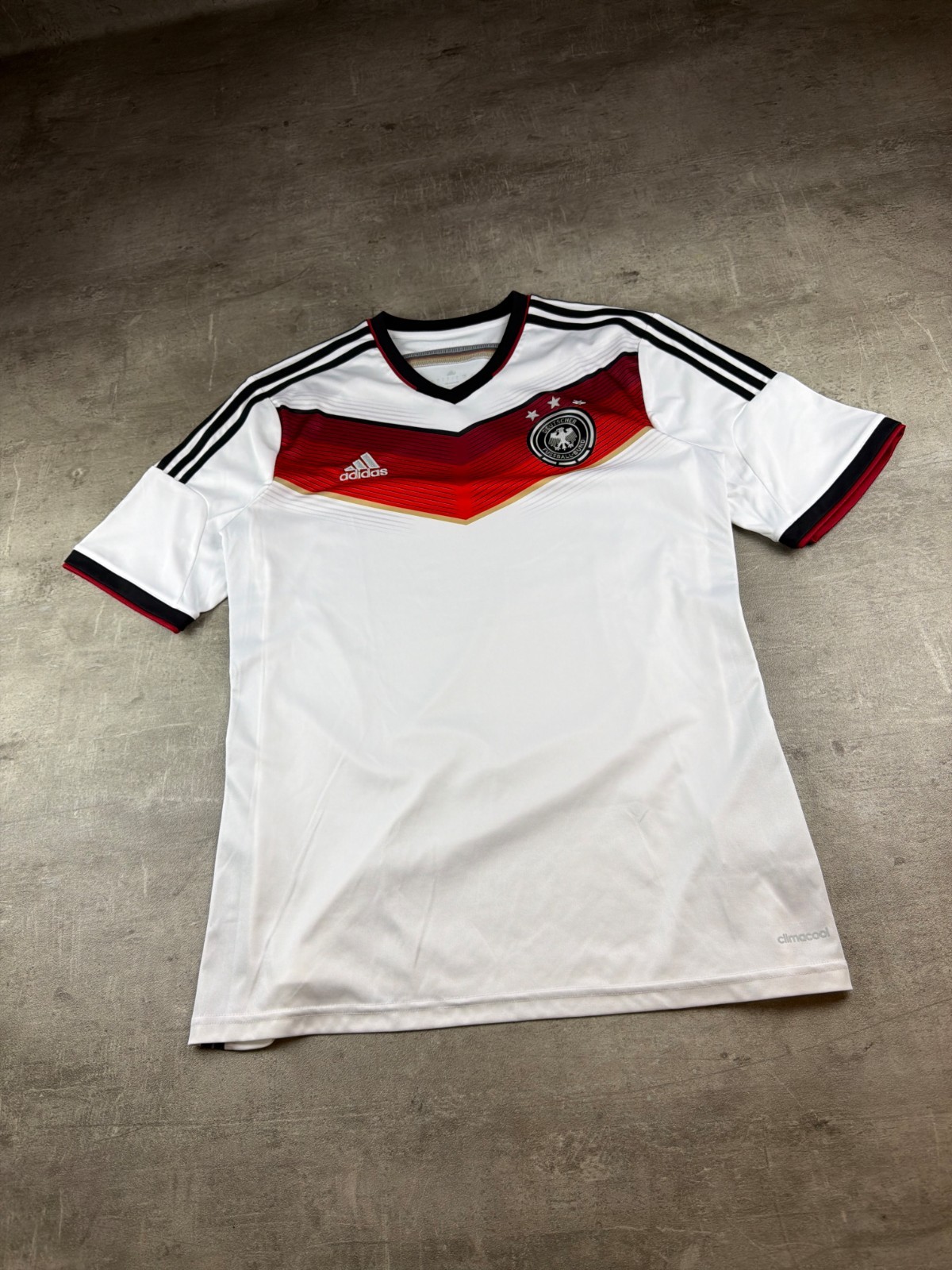 Adidas DFB Germany Jersey Home World Cup 2014 World Champion Home Jersey Size L Vintage