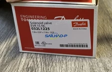 NEW Danfoss EVR15 NC 032L1225 Solenoid Valve
