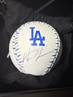 Yoshinobu Yamamoto AUTOGRAPHED BASEBALL 2025 FANATICS UNDERWRAPS DODGERS