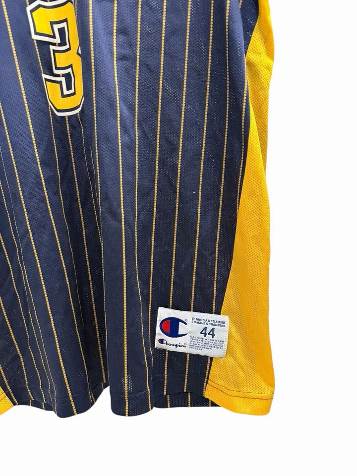 Camiseta de Campeón Auténtica NBA Indiana Pacers De Colección - 44/Grande • Al Harrington Foto 4 de 4