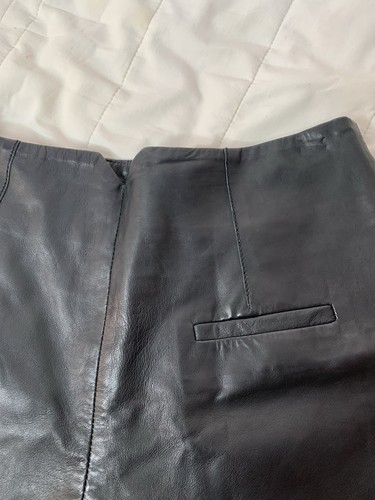 Muubaa pantaloncino donna 100% pelle di agnello taglia US4UKsize8EUsize36 - Foto 6 di 13