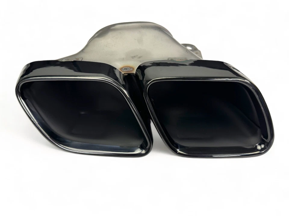 Diffusor + Auspuffblenden (SCHWARZ) passt für Mercedes W205 S205 - Bild 4 von 4