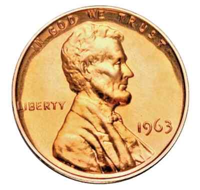 1963 Lincoln Memorial Cent Choice Penny 1c Coin Collectible