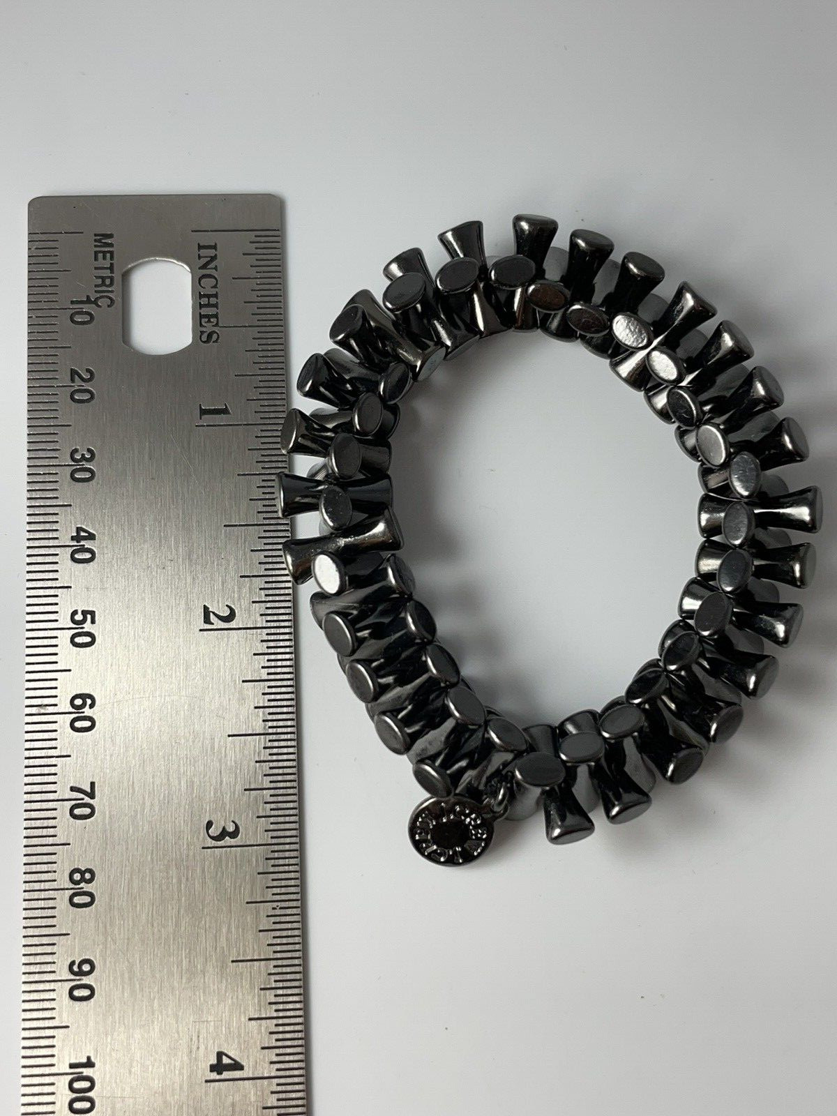 J. Crew Interlocking Link Hematite? Black Metatll… - image 3