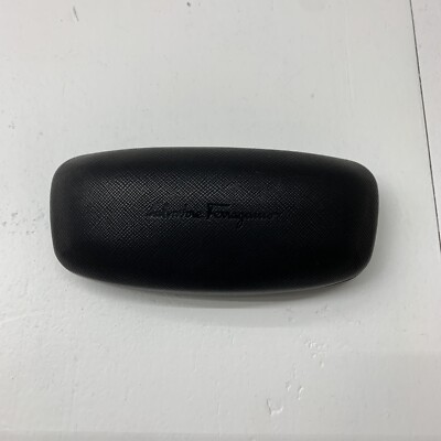 Salvatore Ferragamo Black Hard Shell Sunglass Case Salvatore Ferragamo Black Hard Shell Eyeglasses/sunglasses  main image 4
