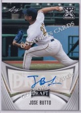 2021 Leaf Draft BA-JB2 Jose Butto XRC Autograph NY Mets VZ