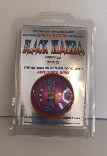 Black Mamba Ultra Orbiting Red YoYo Delta 363 Series 2 1999 Rare Yo-Yo New - Picture 4 of 5