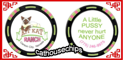 Kit Kat Ranch Brothel chip Carson City NEVADA Legal Cat House Whore House