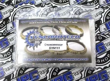 Synchrotech 1st-5th Carbon Synchro Set Fits 1989-2000 Honda Civic D15 D16 Trans