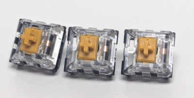 DROP + Kailh Switches for Mechanical Gaming Keyboard (Speed Gold, 61 Pcs