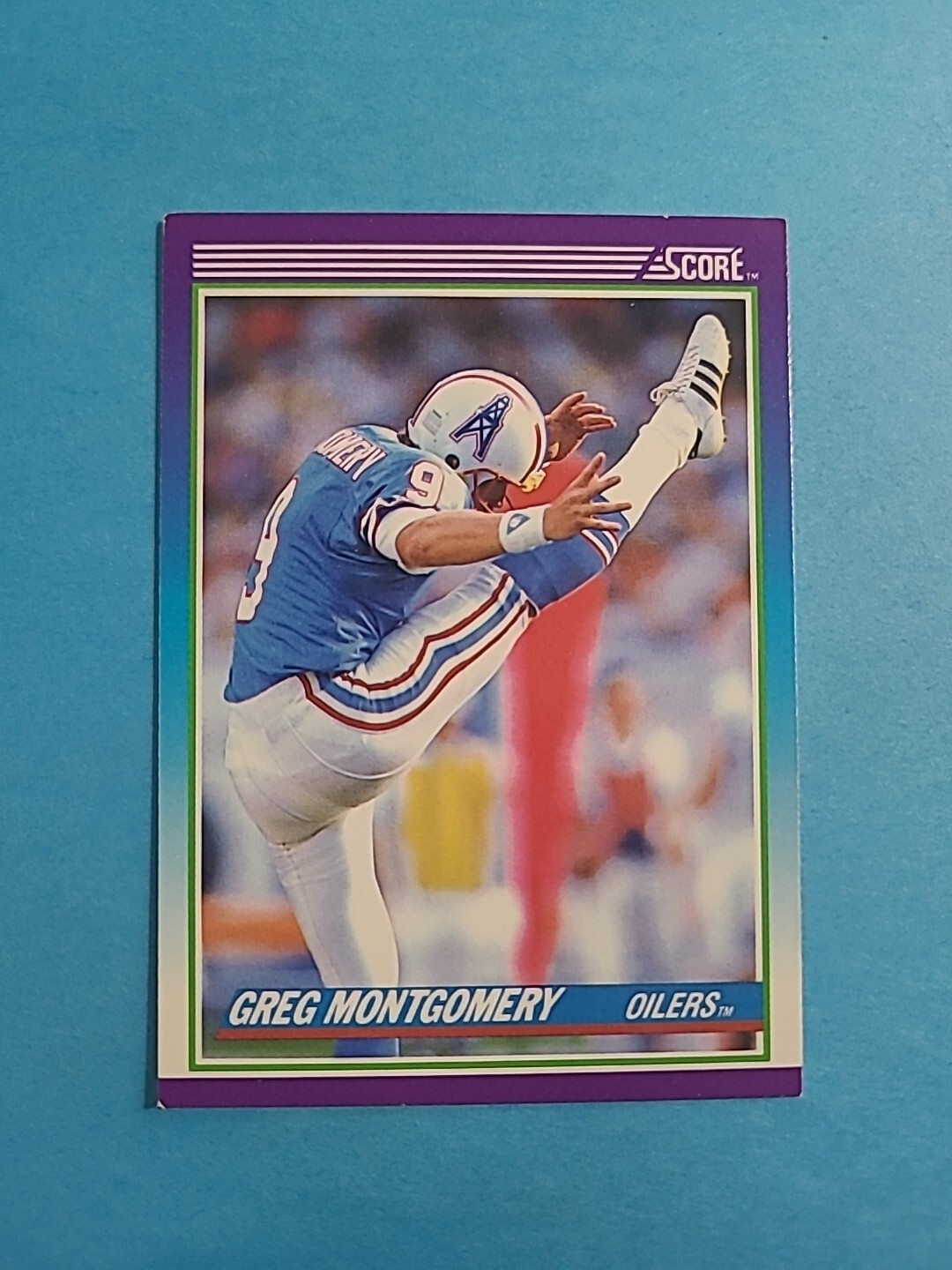 GREG MONTGOMERY 1990 SCORE FOOTBALL CARD # 189 I0750