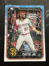 2024 Holiday Topps Short Print Elf Hat Fernando Tatis Jr. San Diego Padres H44