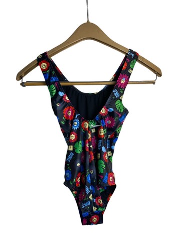 NEW Nike Swim Big Kids U-Back One-Piece Swimsuit NESSE725–001 Size S Small - Picture 2 of 6
