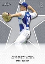 10 ct lot 2019 Jack Bulger Leaf Perfect Game Nike AA Classic Aflac Limited-Ed SP