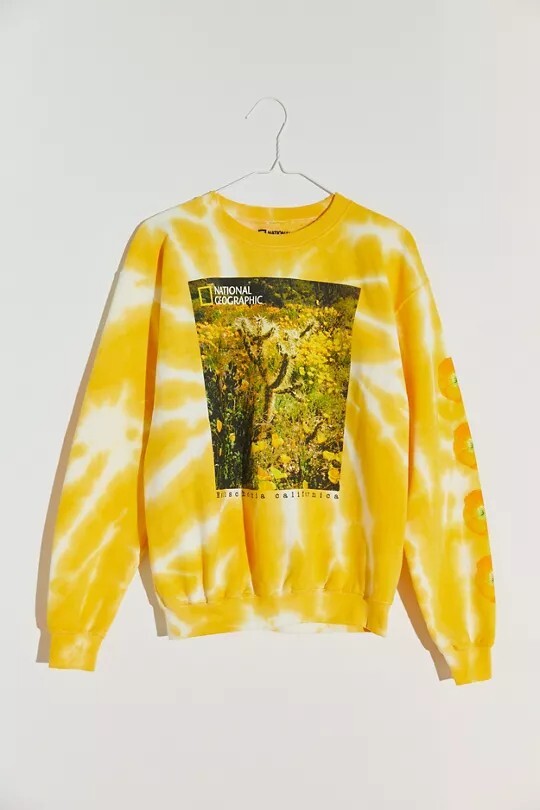 national geographic tie dye shirt