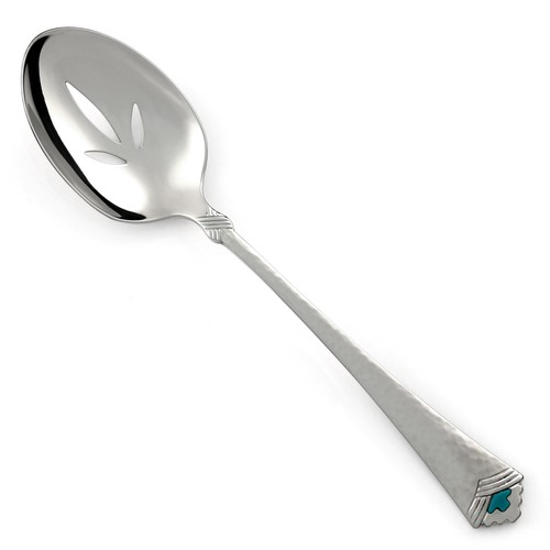 Oneida TESORO TURQUOISE Stainless Hammered Glossy Silverware CHOICE Flatware - Afbeelding 7 van 11