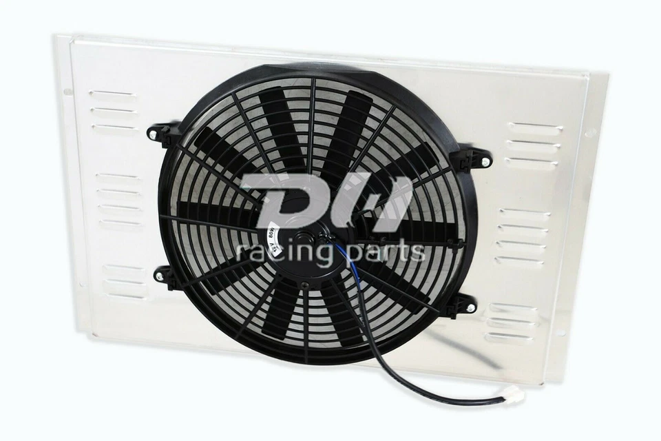 Ventilador de cubierta de radiador de aluminio de 4 filas apto para Chevrolet Chevy Nova Chevy II V8 1962-1967 Foto 4 de 4