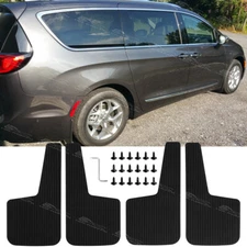4Pcs For Chrysler Pacifica Car Rubber Wide Rally Mudflaps Splash Guards Mudguard