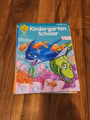 SCHOOL ZONE KINDERGARTEN SCHOLAR GRADE K AGES 5-6 WORKBOOK Education Children