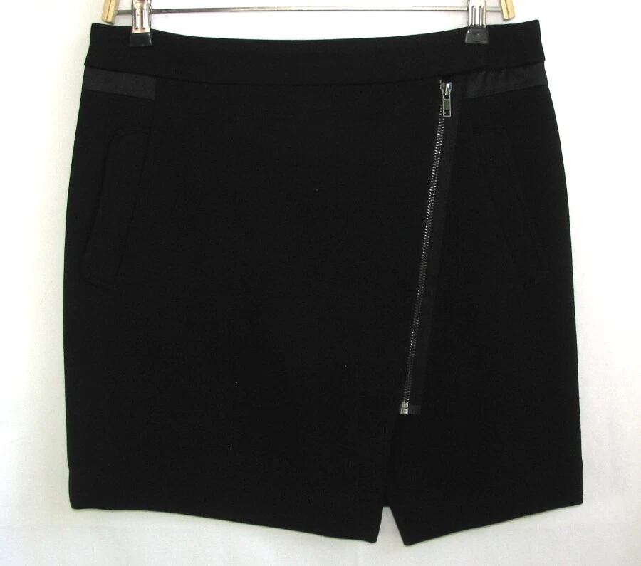 COMPTOIR DES COTONNIERS JUPE PORTEFEUILLE MOD LE POLACEO NOIR T