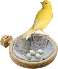 Bird Nest Canary Finch Parrot Nest with Felt 4.5 inches